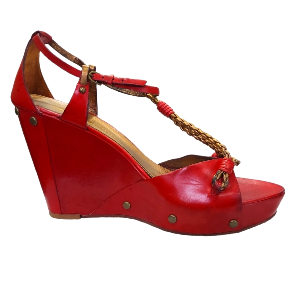 Vince Camuto Red Espadrille Wedges